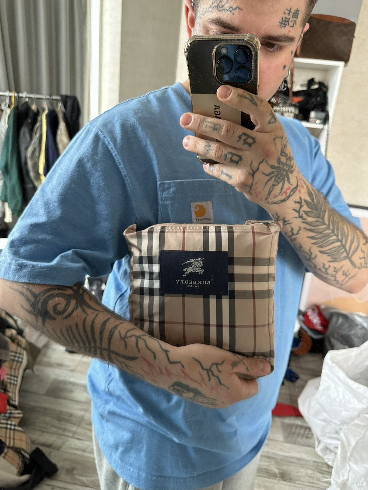 Burberry Burberry rain coat nova check Size US L / EU 52-54 / 3 - 14 Thumbnail