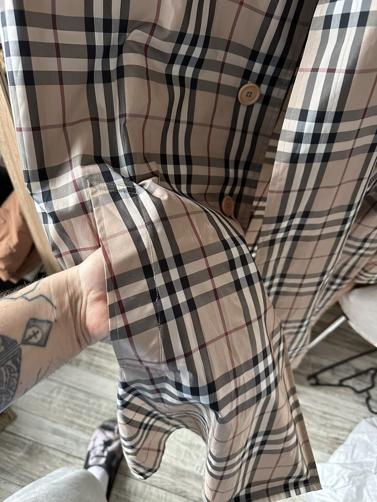 Burberry Burberry rain coat nova check Size US L / EU 52-54 / 3 - 6 Thumbnail