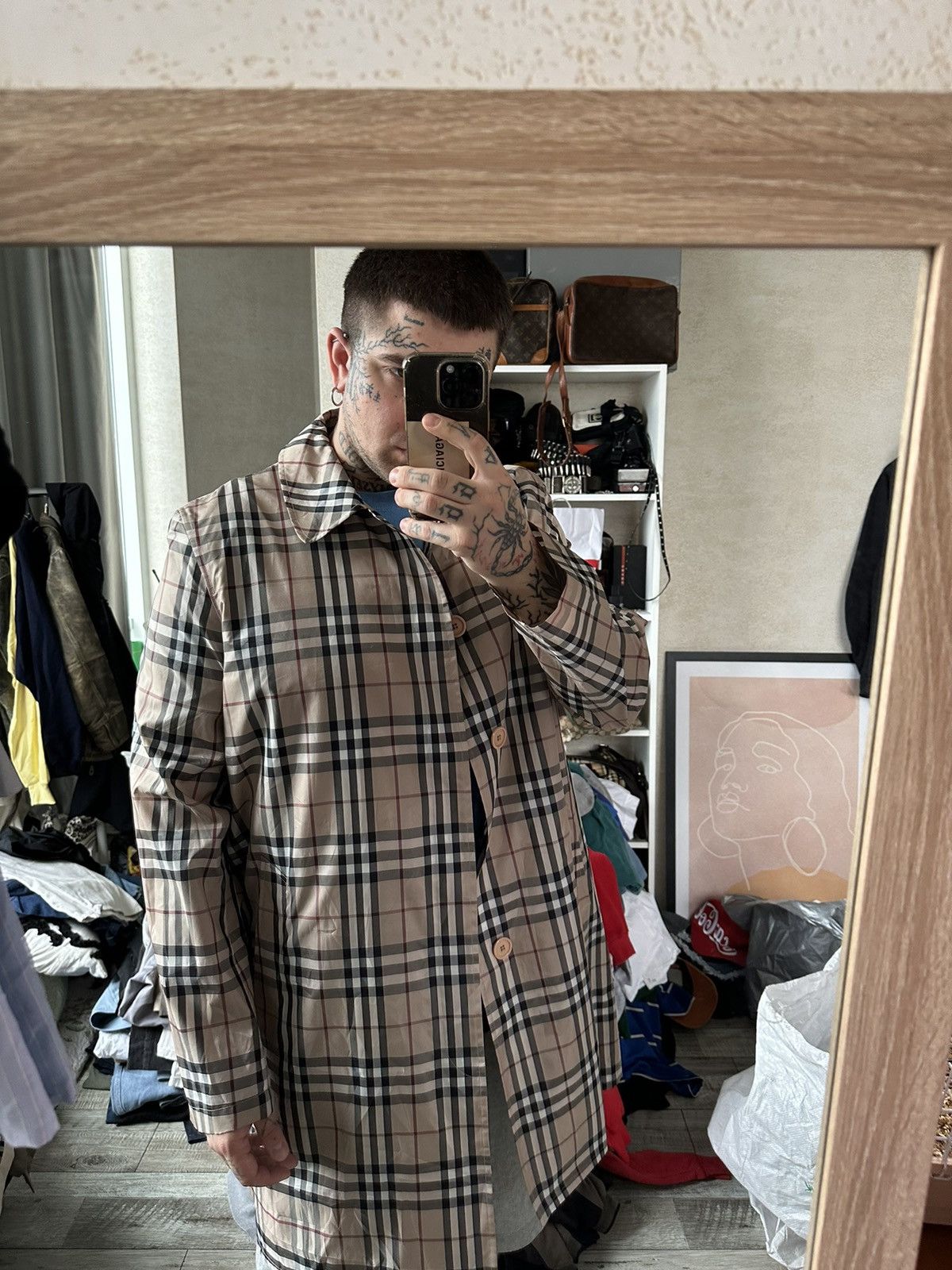 Burberry Burberry rain coat nova check Size US L / EU 52-54 / 3 - 8 Thumbnail