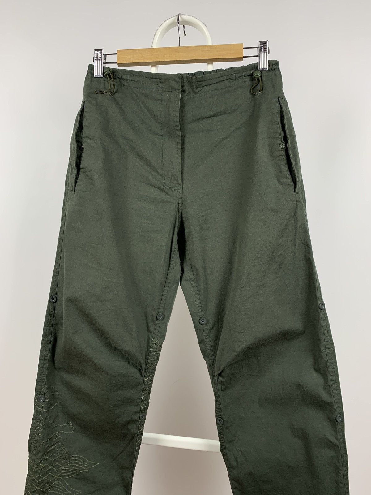 Japanese Brand Maharishi Embroidered Dragon Transformer Cargo Shopats Pants Size US 29 - 11 Thumbnail