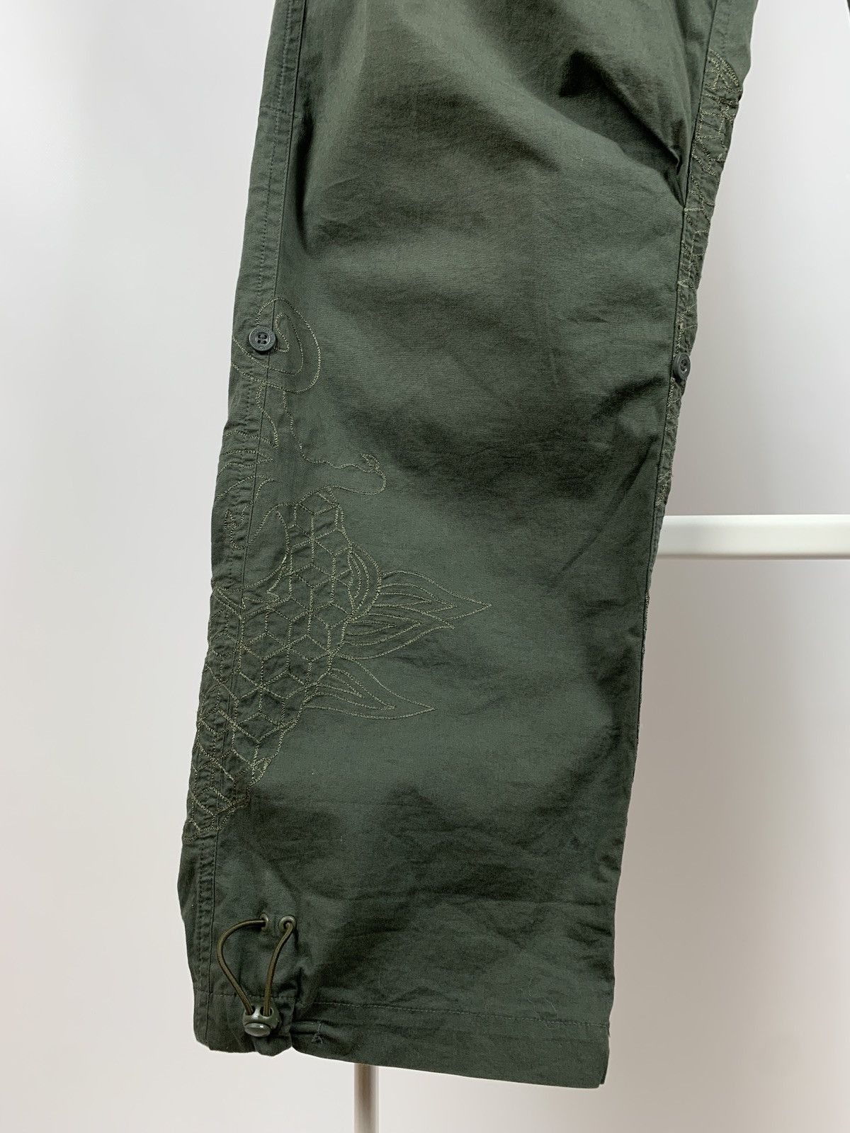 Japanese Brand Maharishi Embroidered Dragon Transformer Cargo Shopats Pants Size US 29 - 18 Thumbnail