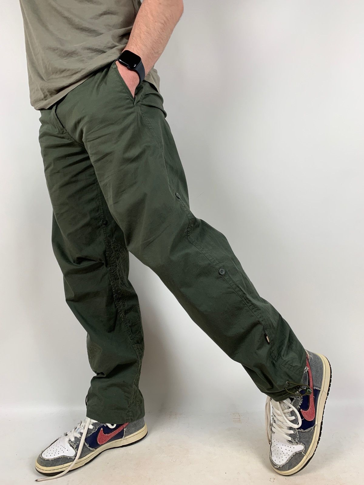 Japanese Brand Maharishi Embroidered Dragon Transformer Cargo Shopats Pants Size US 29 - 5 Thumbnail