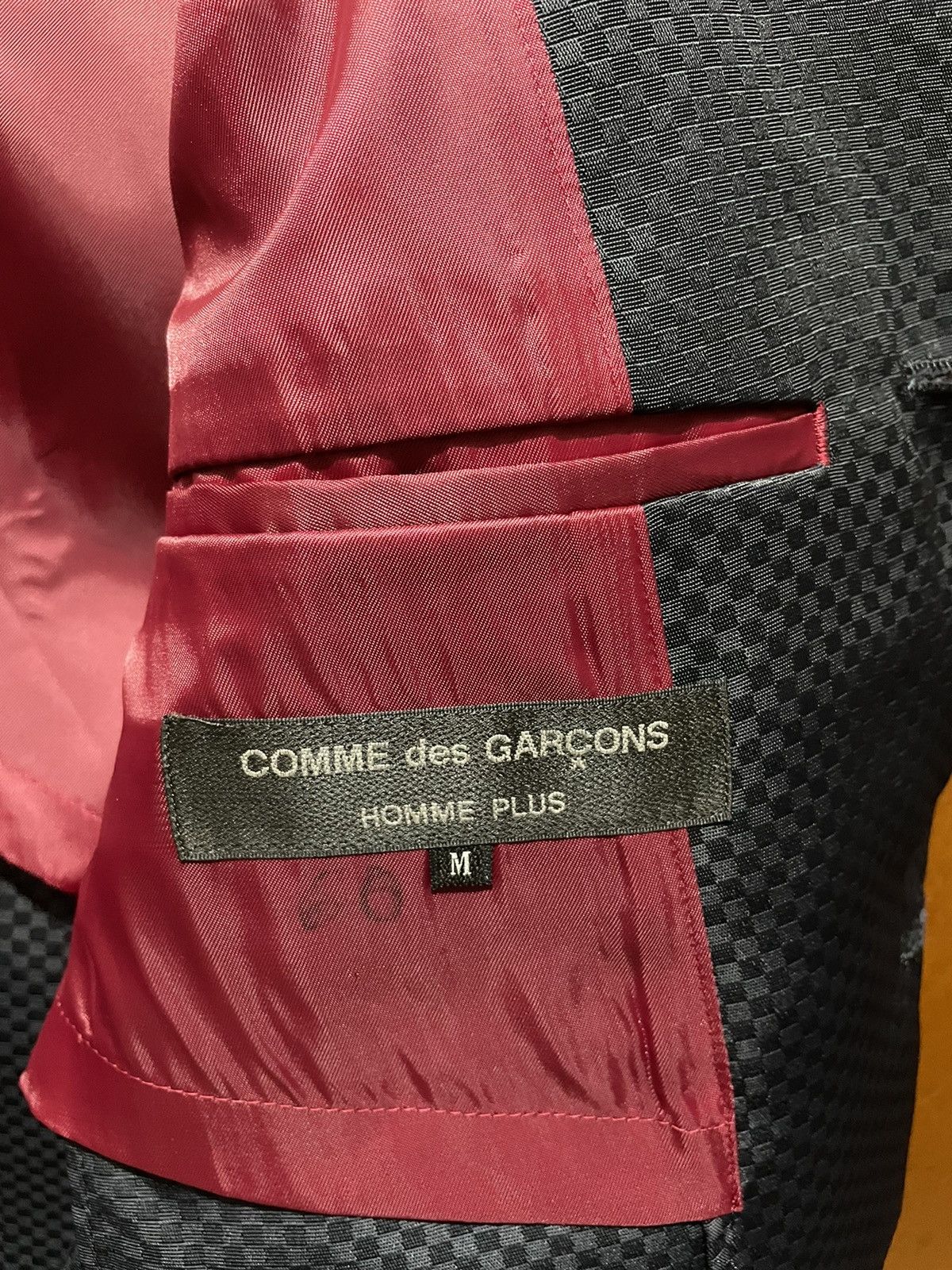 Comme des Garcons Homme × Comme des Garcons Homme Plus × Japanese Brand Rare Comme Des Garcons Blazer Button Upp Size 42L - 6 Thumbnail