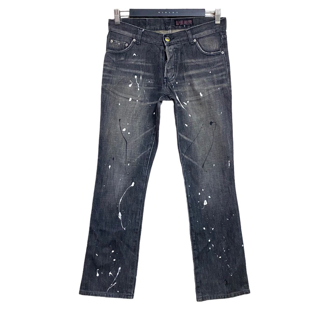 Japanese Brand Vintage ROYAL PUSSY Denim Painter Jeans Size 29" - 1 Thumbnail