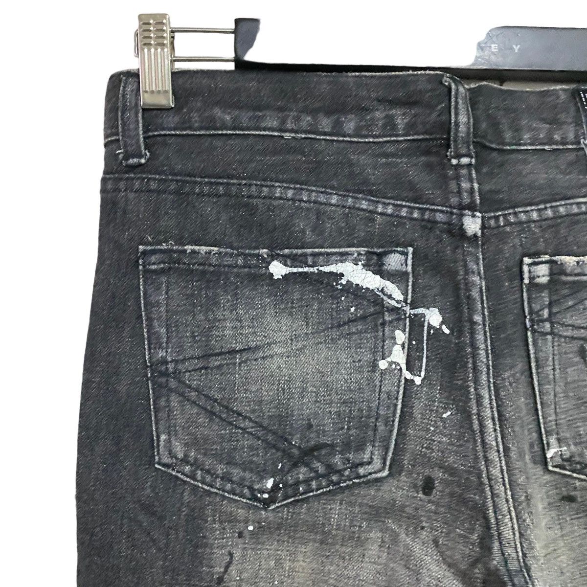 Japanese Brand Vintage ROYAL PUSSY Denim Painter Jeans Size 29" - 11 Thumbnail