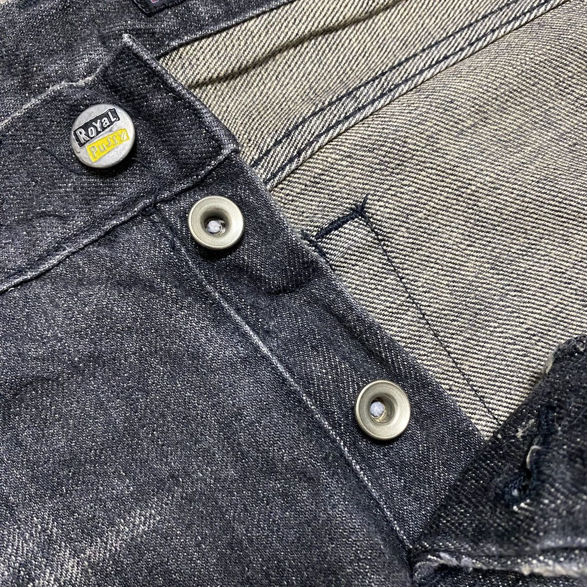 Japanese Brand Vintage ROYAL PUSSY Denim Painter Jeans Size 29" - 16 Thumbnail