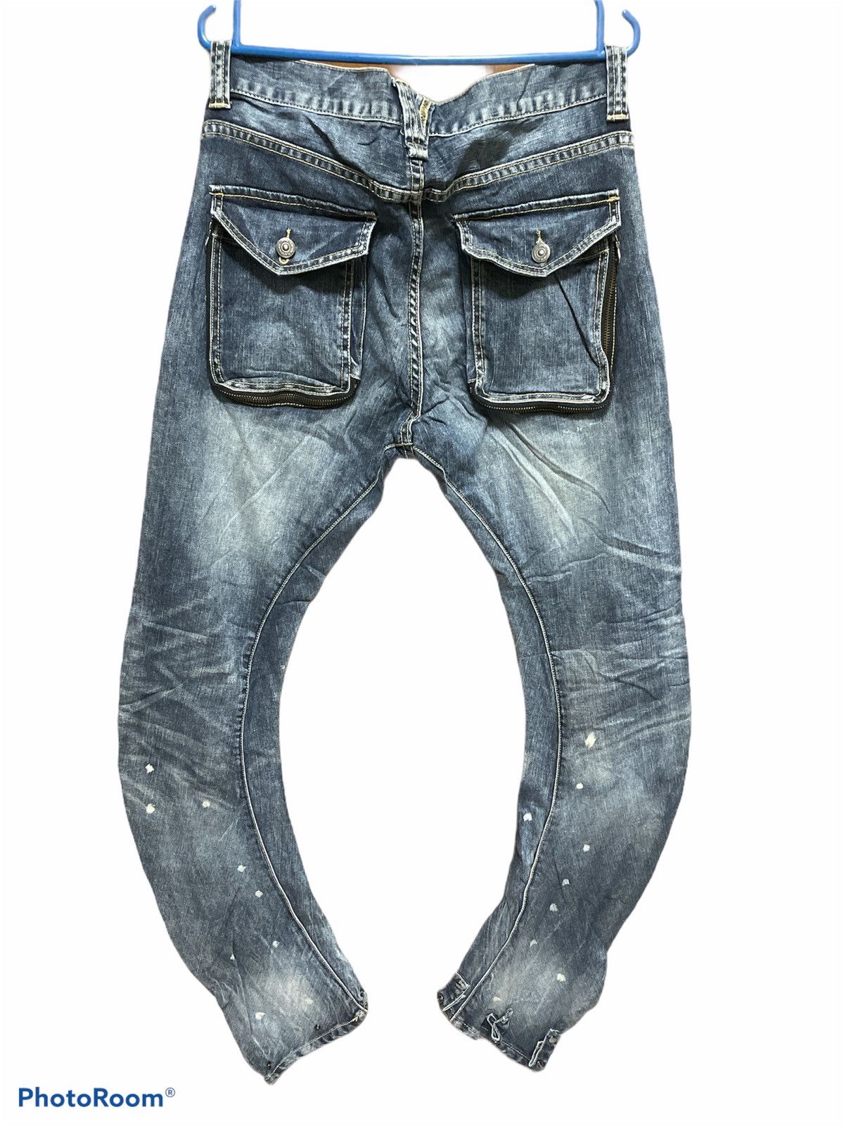 PPFM Distressed Curve Skinny PPFM jeans Size US 33 - 2 Thumbnail
