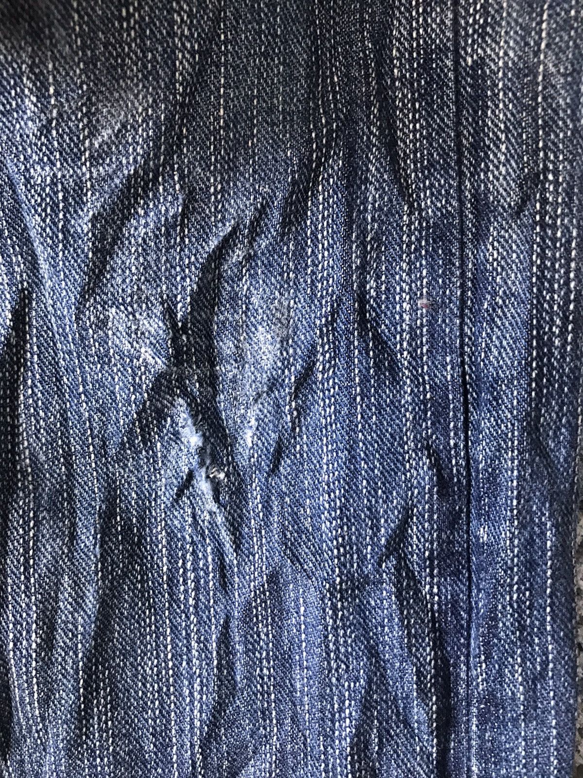Edwin × Vintage Vintage Edwin Distressed Denim Size 33x41 Size US 33 - 5 Thumbnail