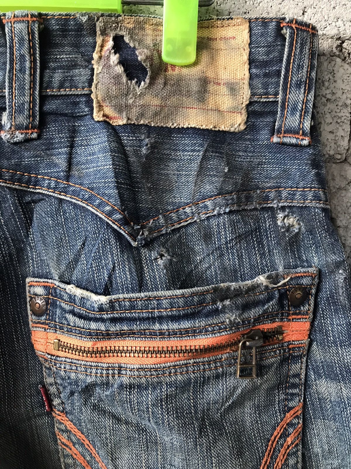 Edwin × Vintage Vintage Edwin Distressed Denim Size 33x41 Size US 33 - 9 Thumbnail