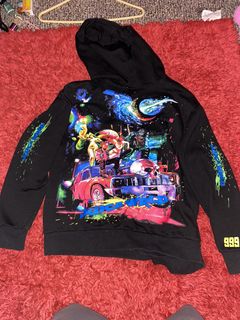 Juice Wrld x Vlone Cosmic Hoodie Black