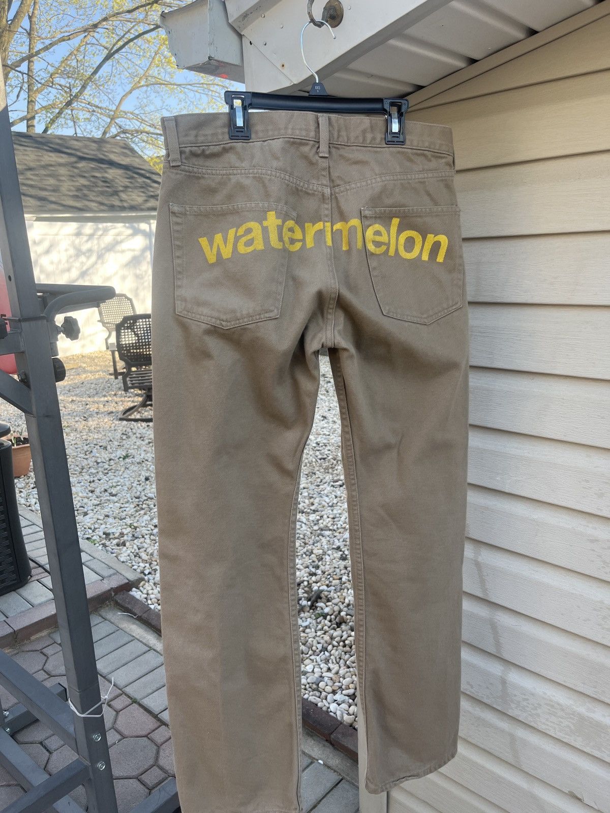 Comme des Garcons × Junya Watanabe Junya watanabe “watermelon” pants ...
