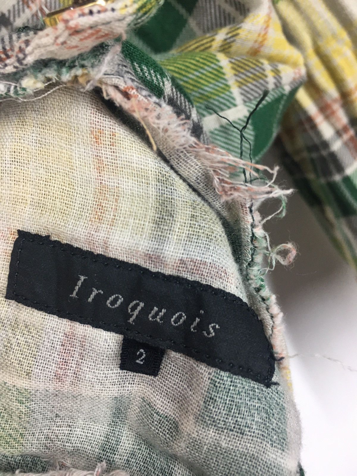 Iroquois Japan Iroquois hoodie zip up plaid jacket Size US S / EU 44-46 / 1 - 5 Thumbnail