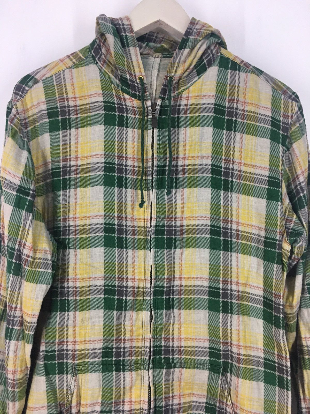 Iroquois Japan Iroquois hoodie zip up plaid jacket Size US S / EU 44-46 / 1 - 4 Thumbnail