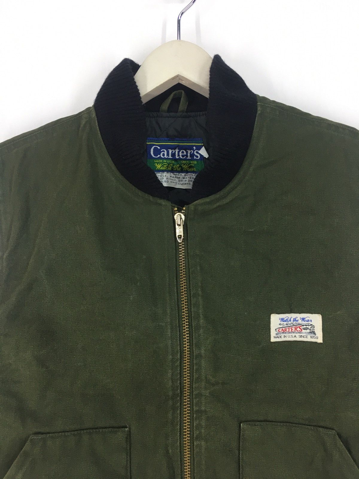 Vintage Vintage 80s Carter’s sleeveless jacket vest Size US L / EU 52-54 / 3 - 3 Thumbnail