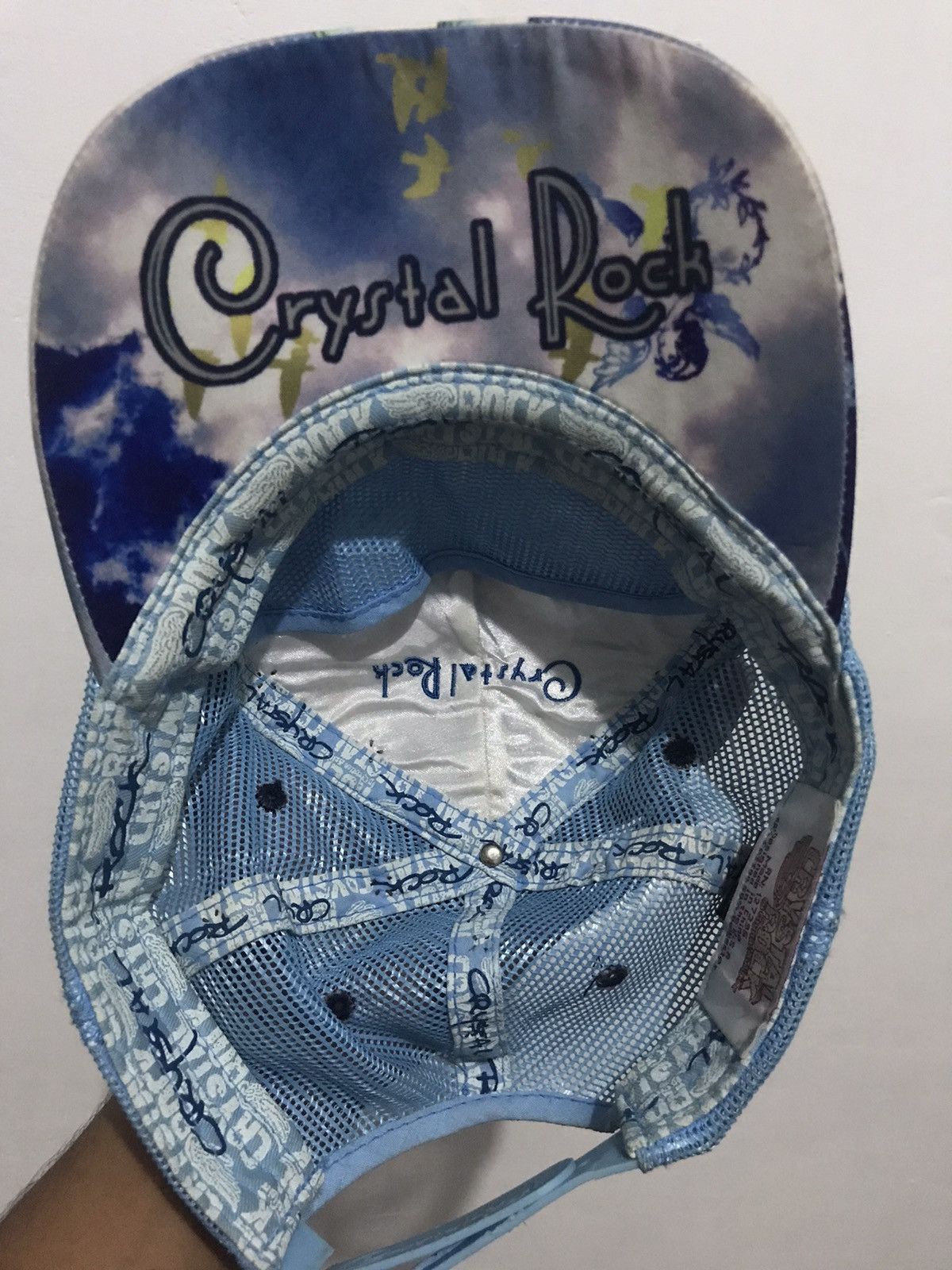 Christian Audigier Y2K CRYSTAL ROCK TRUCKER HAT BY CHRISTIAN AUDIGIER Size ONE SIZE - 4 Thumbnail