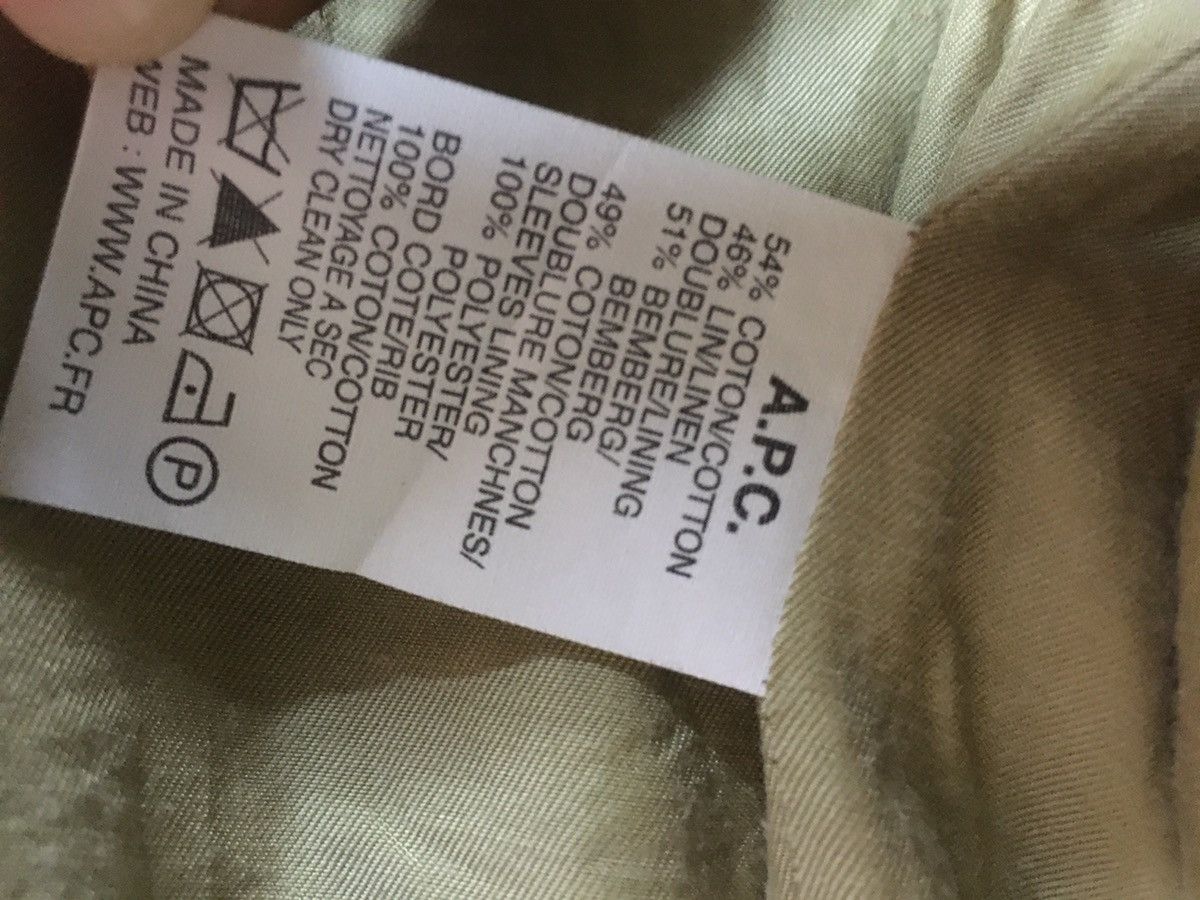 A.P.C. A.P.C. Zip up jacket army style Size US M / EU 48-50 / 2 - 6 Thumbnail