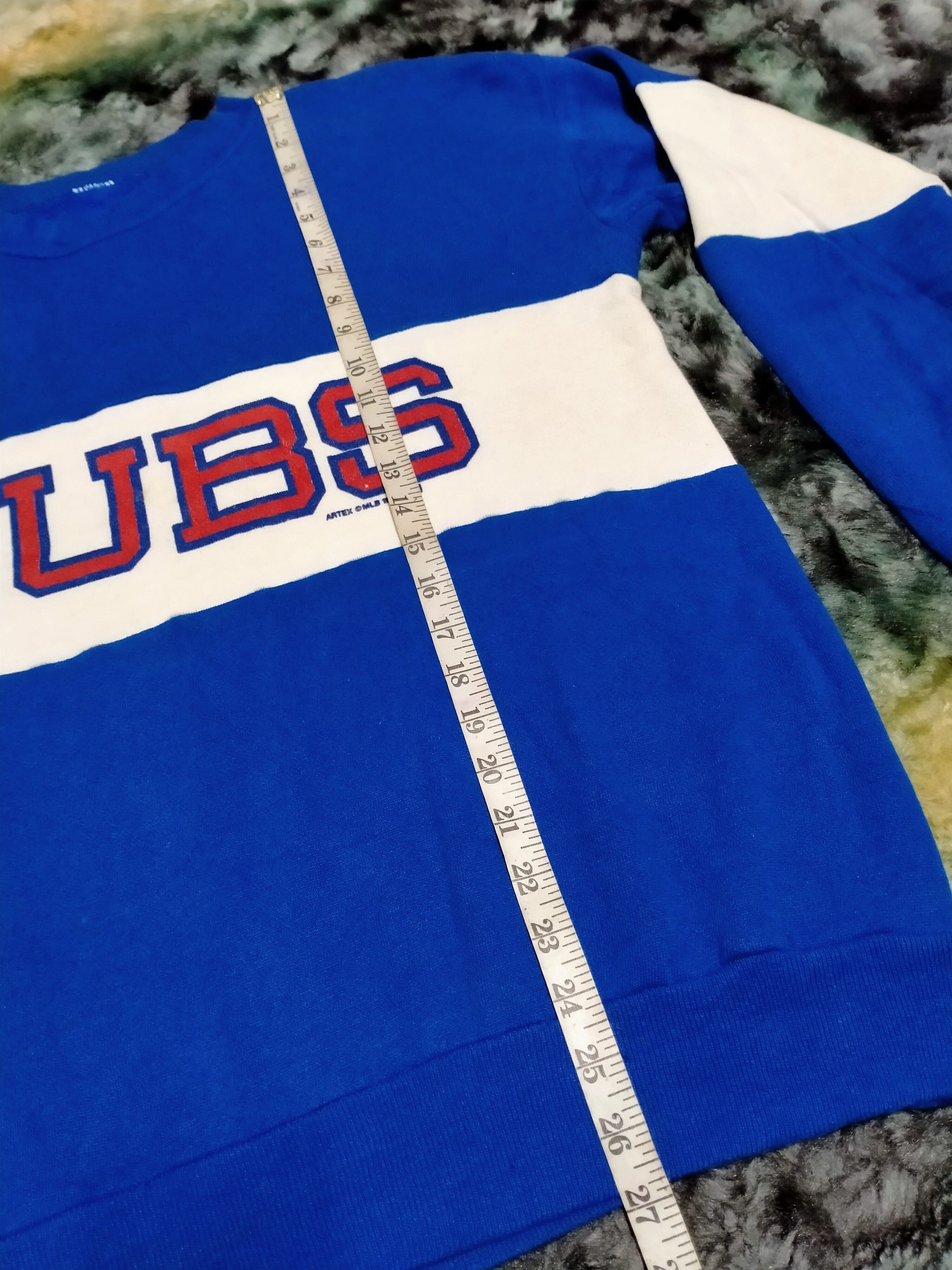 MLB × Vintage Vintage 80s Chicago Cubs MLB sweatshirt by artex Size US L / EU 52-54 / 3 - 11 Thumbnail