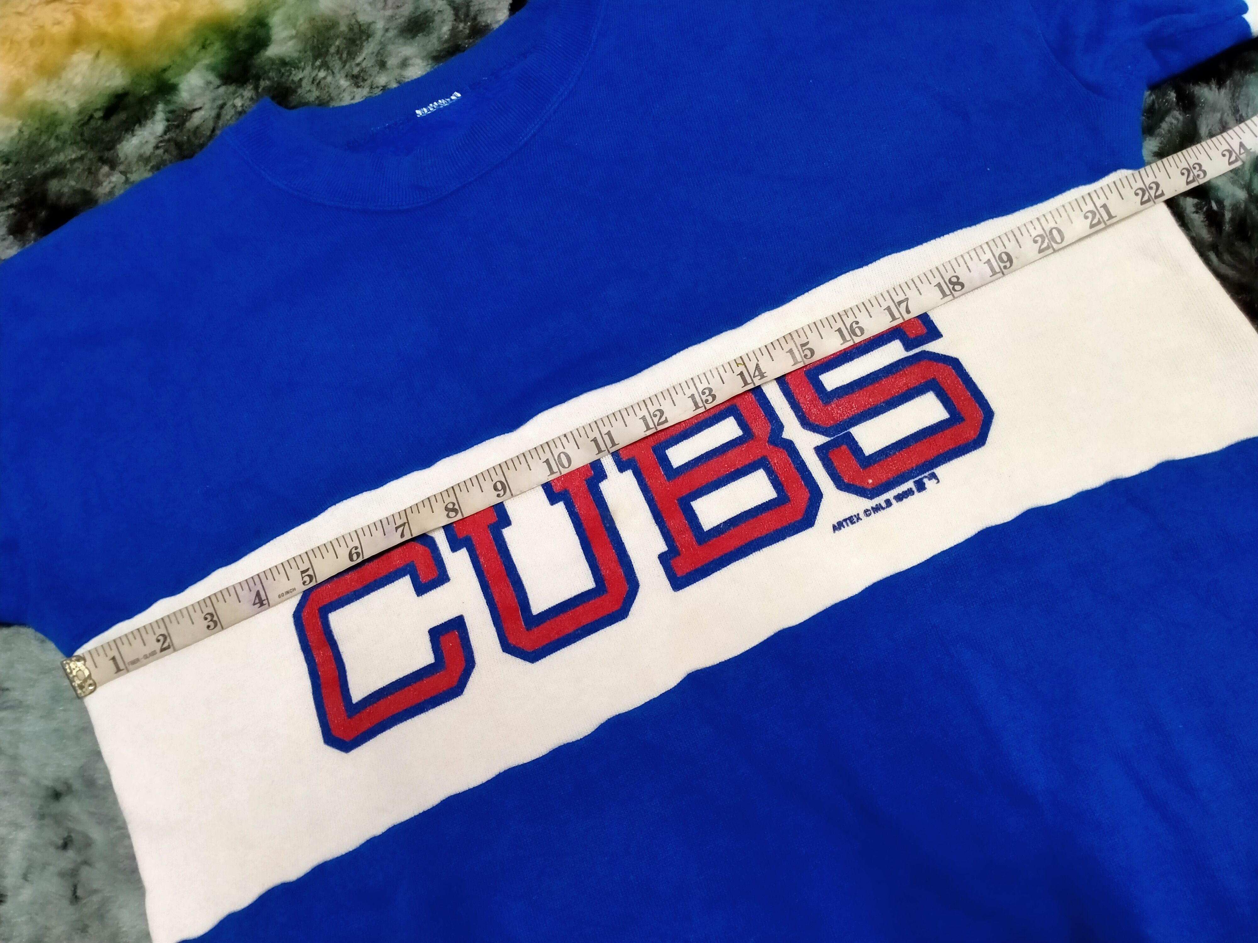 MLB × Vintage Vintage 80s Chicago Cubs MLB sweatshirt by artex Size US L / EU 52-54 / 3 - 12 Thumbnail