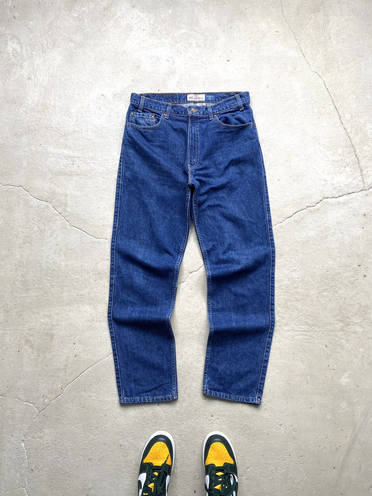 Levi's Vintage Clothing 90’s Vintage Levi’s 540 Denim Pants Navy Y2K Hype Size US 34 / EU 50 - 3 Thumbnail