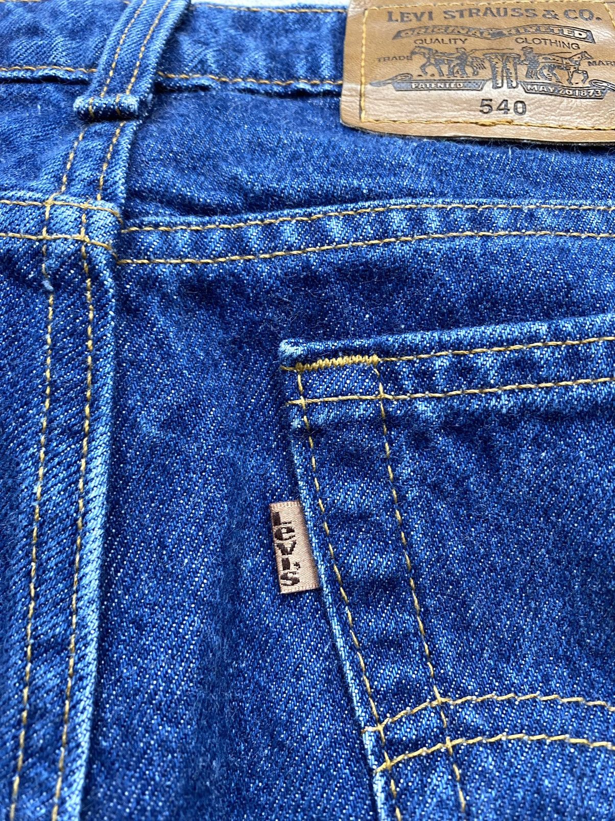 Levi's Vintage Clothing 90’s Vintage Levi’s 540 Denim Pants Navy Y2K Hype Size US 34 / EU 50 - 15 Thumbnail