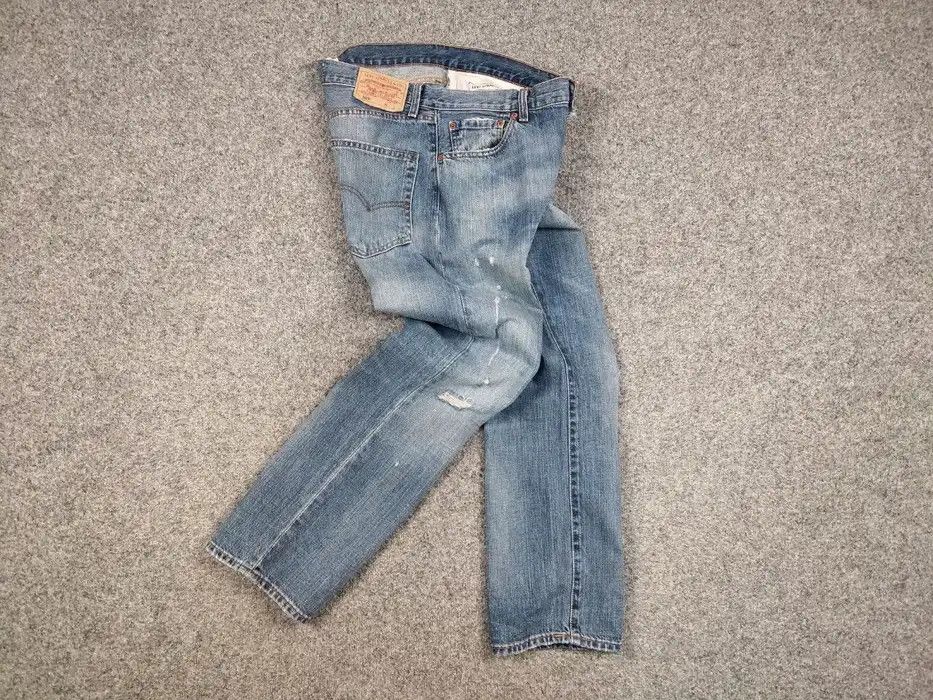 Levi's Vintage 90s Levis 505 Limited Edition Distressed Denim Jeans Size US 34 / EU 50 - 7 Thumbnail