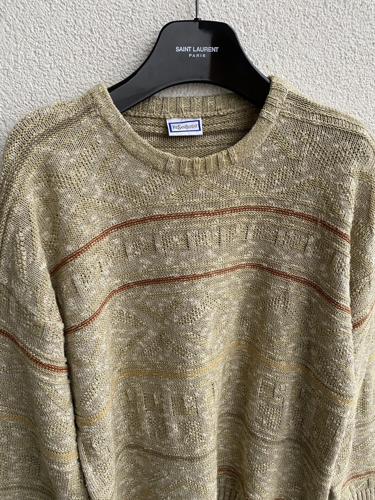Yves Saint Laurent 90s YSL Sweater Knit Vintage Yves Saint Laurent Sweatshirt Size US M / EU 48-50 / 2 - 17 Thumbnail