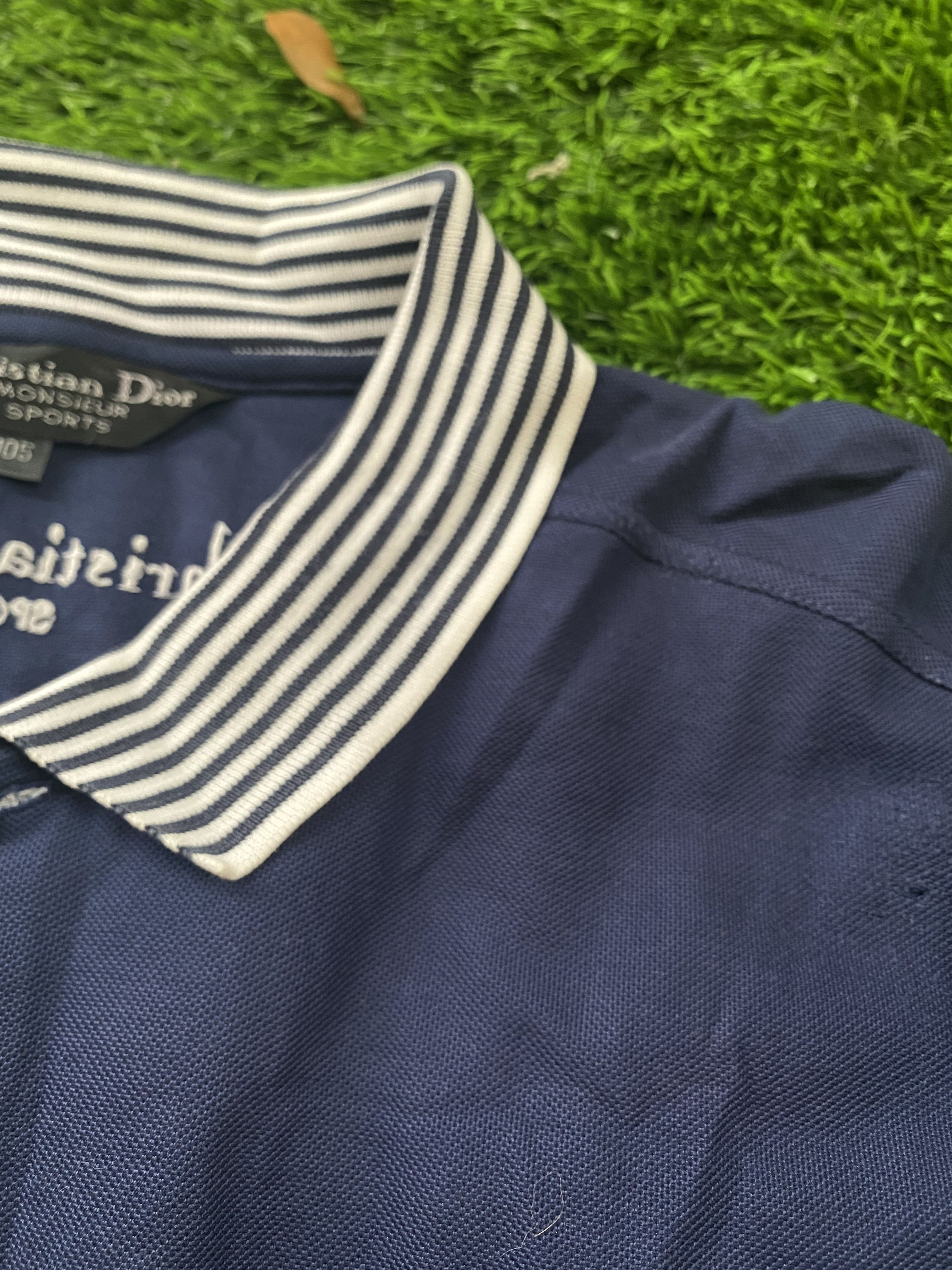 Christian Dior Monsieur Vintage Christian Dior Polo Shirt Longsleeve Rugby Size US L / EU 52-54 / 3 - 5 Thumbnail