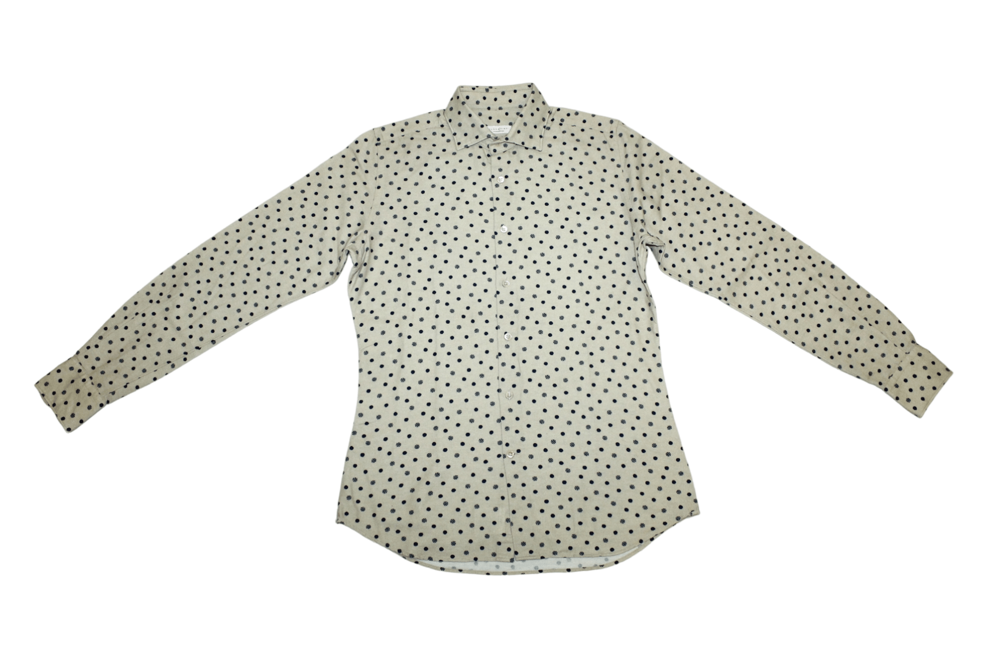 Glanshirt A Slowear Brand Glanshirt Dot Print Cotton Wool Shirt Size US M / EU 48-50 / 2 - 4 Thumbnail
