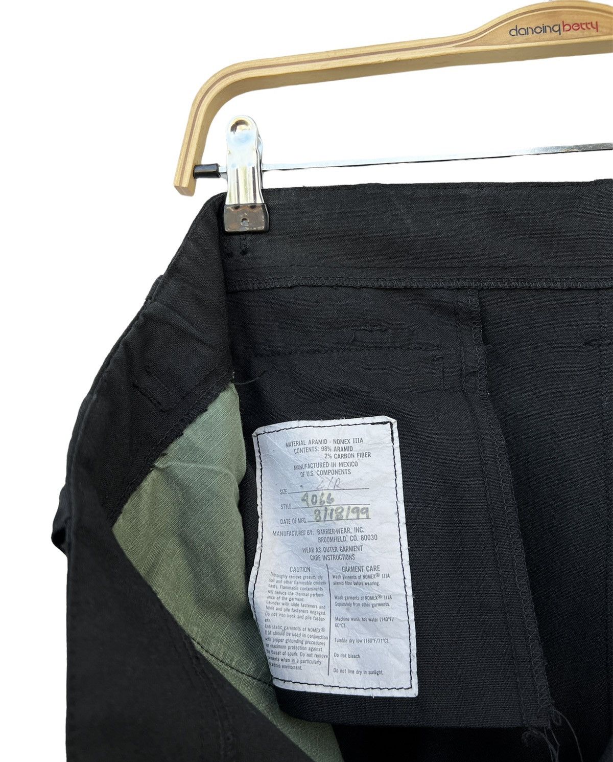 Vintage Black Military Super Black Size US 38 / EU 54 - 11 Thumbnail