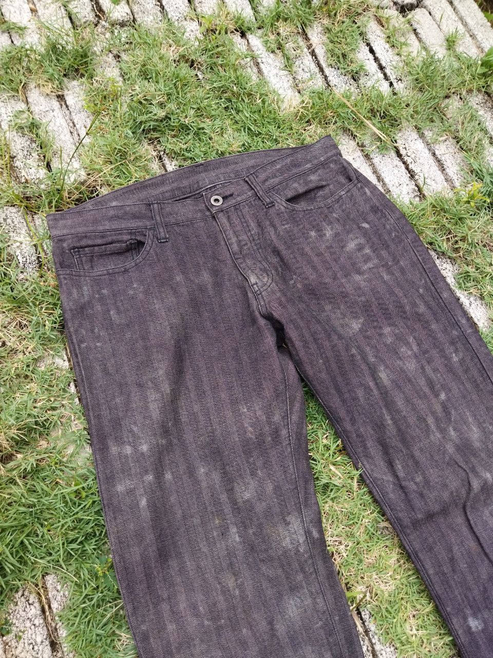 image of Archival Clothing x Bleach Vintage Edge Rupert Bleach Jeans in Dark Grey, Men's (Size 34)
