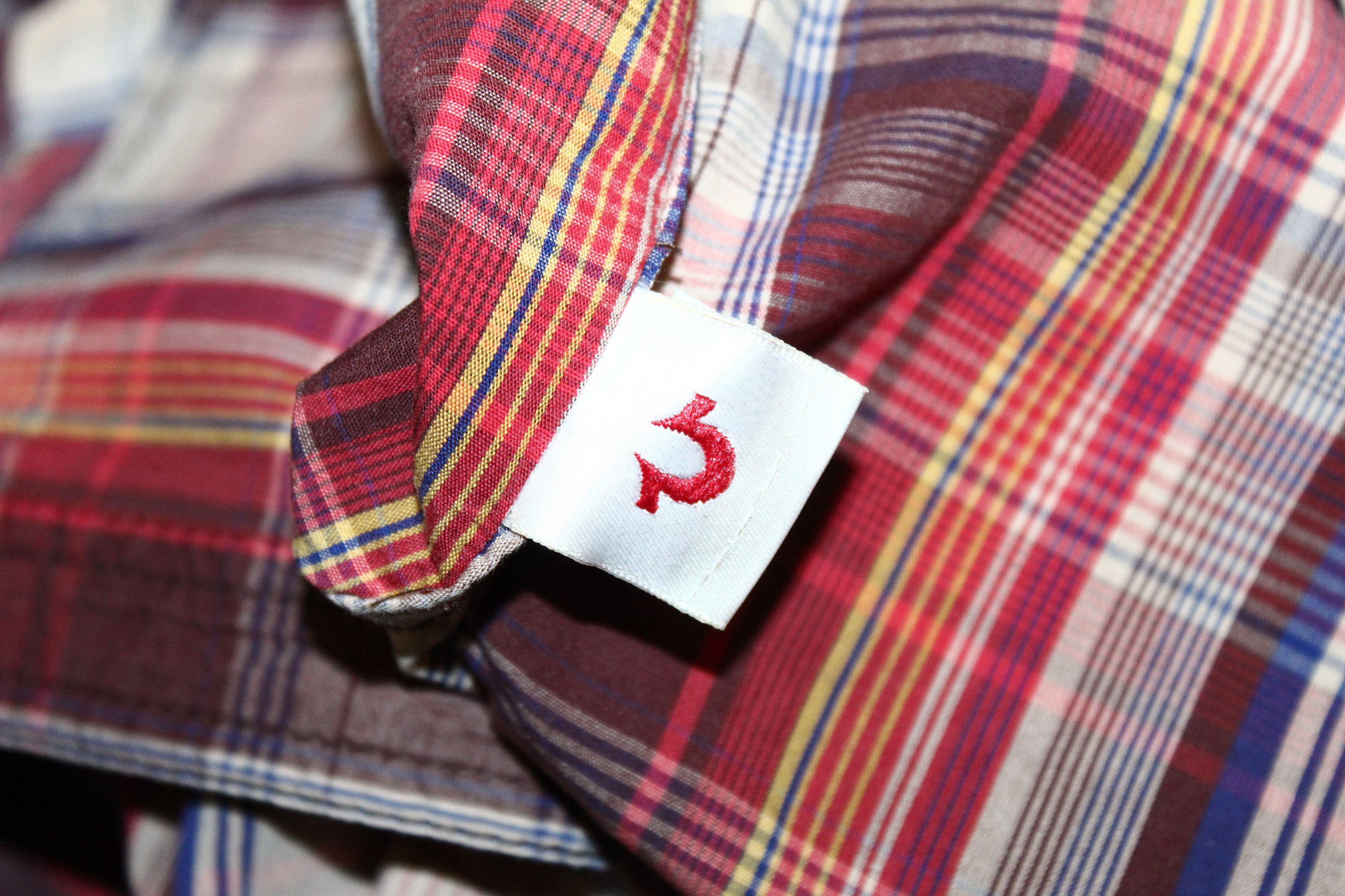 True Religion True Religion Madras Western Shirt Logo Pockets Size US L / EU 52-54 / 3 - 9 Thumbnail