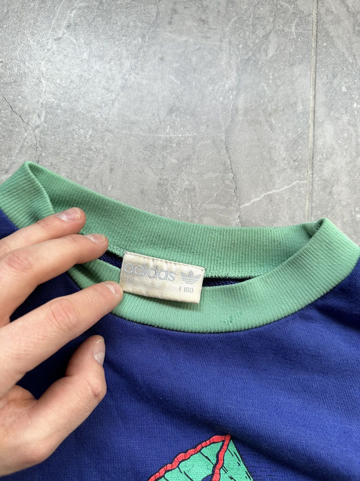 Adidas 80s Adidas 3-Stripes Sweatshirt Size US L / EU 52-54 / 3 - 5 Thumbnail