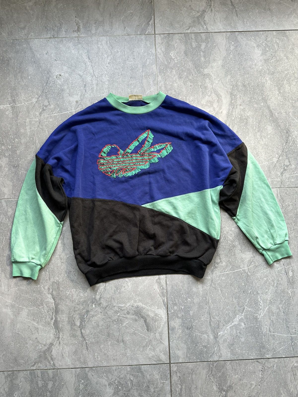 Adidas 80s Adidas 3-Stripes Sweatshirt Size US L / EU 52-54 / 3 - 1 Thumbnail