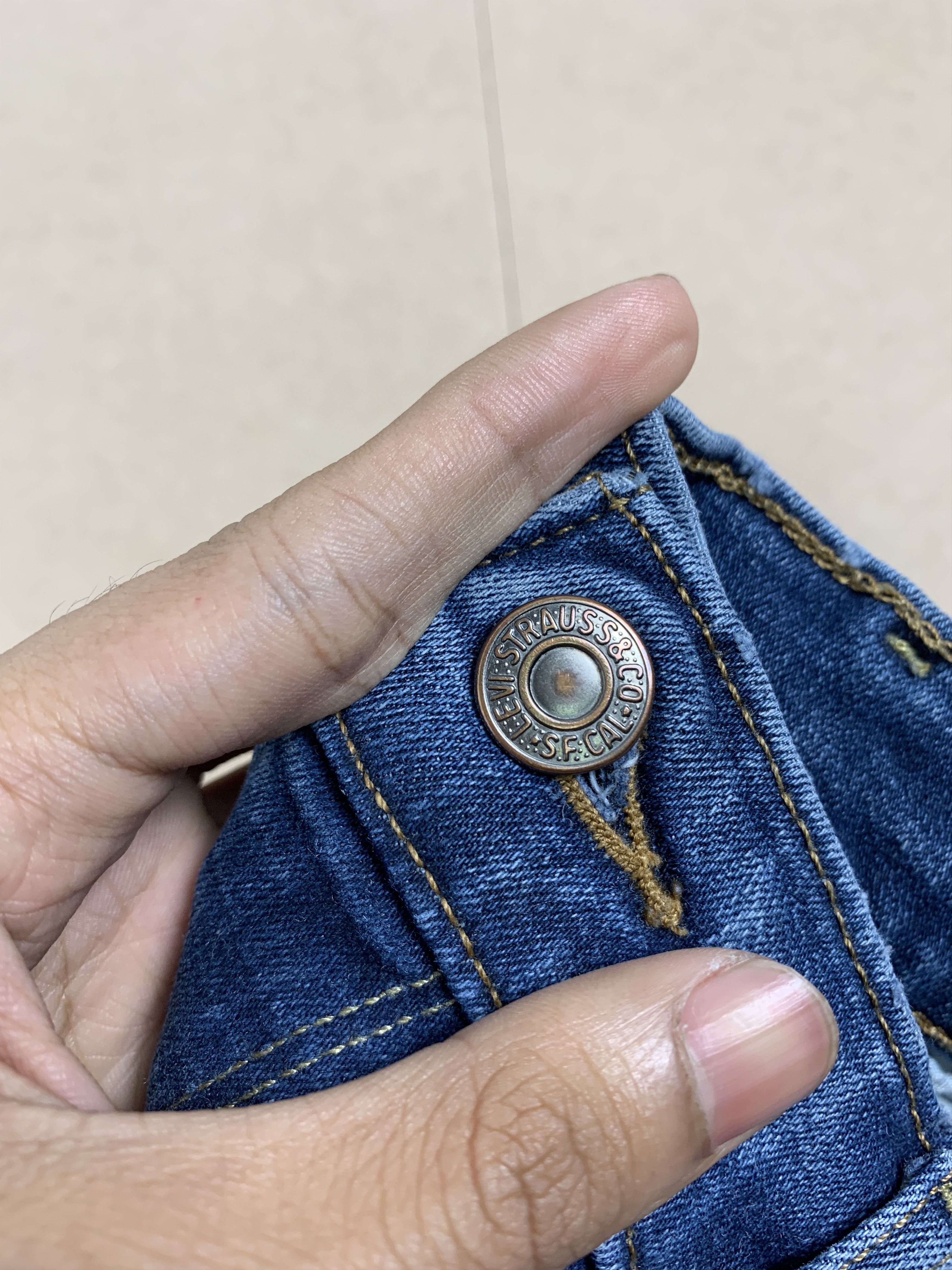 Levi's × Vintage Vintage Levis Women Flared Distressed Boot Cut Jeans P0296 Size 26" / US 2 / IT 38 - 23 Thumbnail