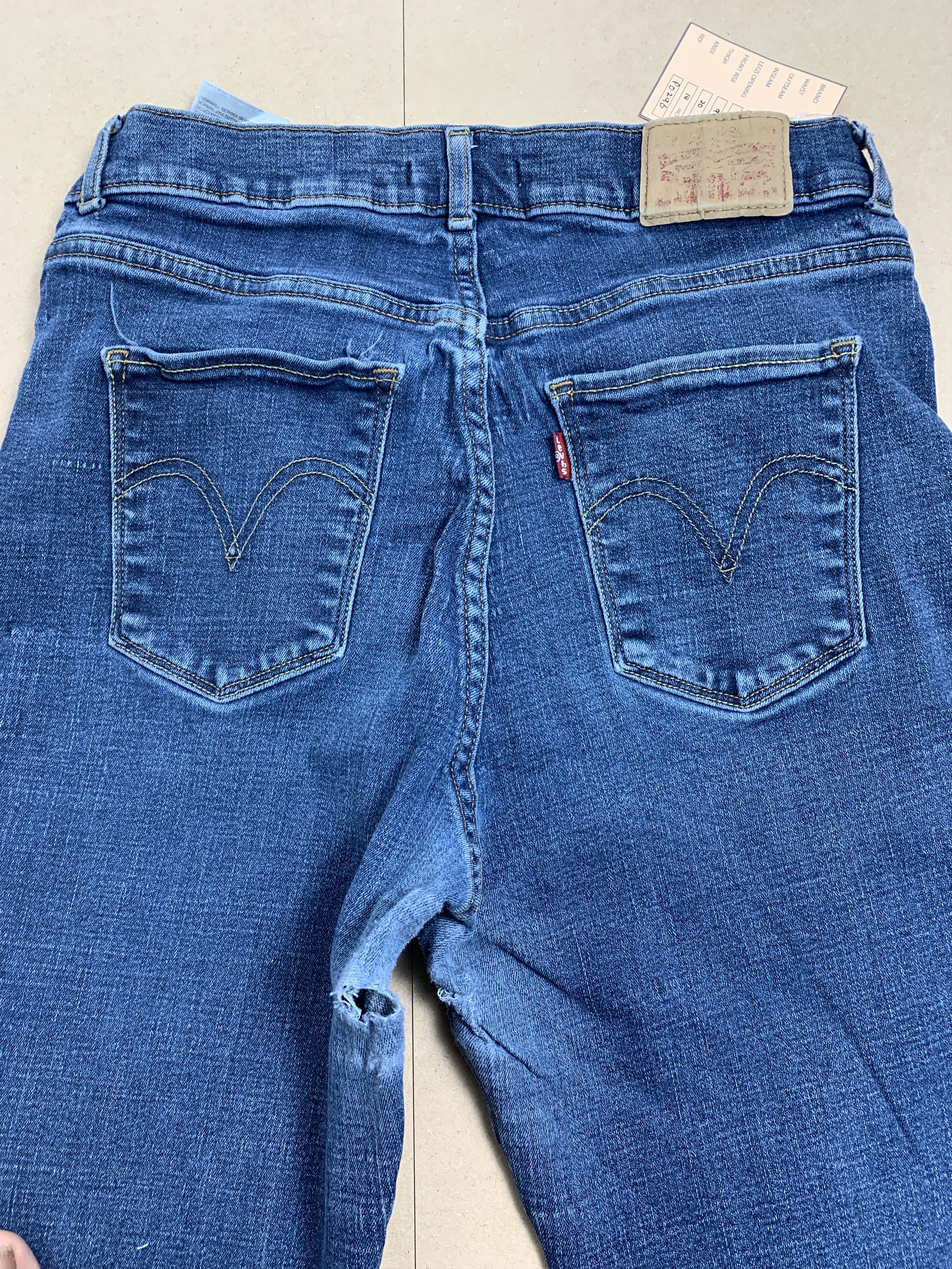 Levi's × Vintage Vintage Levis Women Flared Distressed Boot Cut Jeans P0296 Size 26" / US 2 / IT 38 - 12 Thumbnail