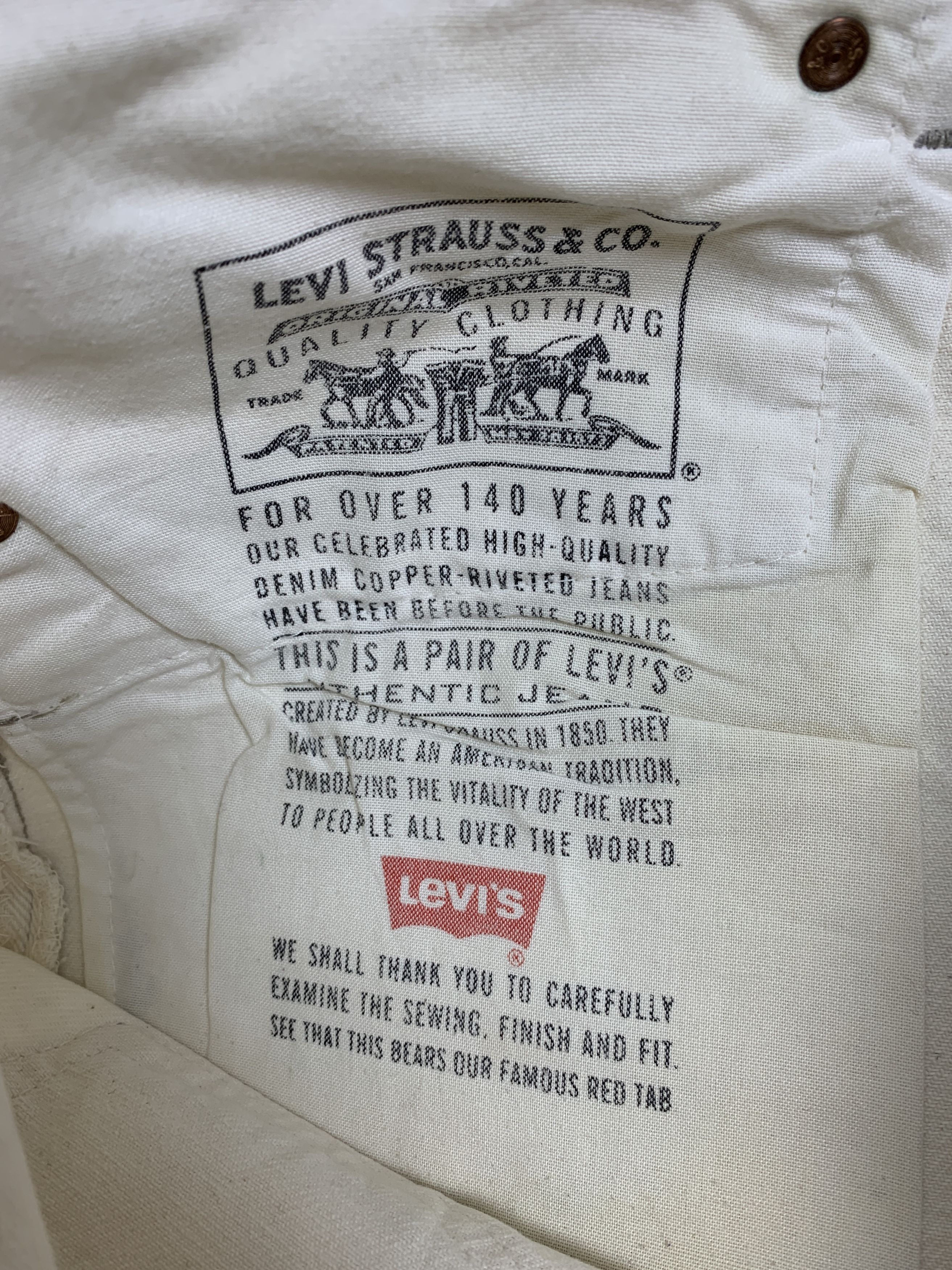 Levi's Vintage Levis 550 Faded Light Wash Jeans Size US 36 / EU 52 - 11 Thumbnail