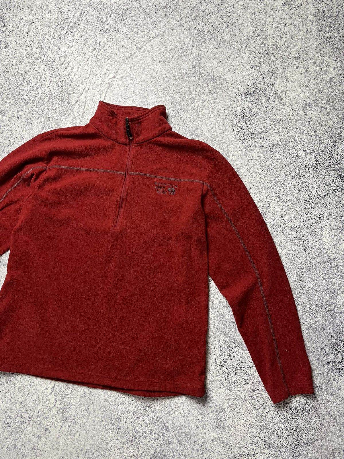 Mountain Hardwear Mountain Hardwear Fleece Jacket Medium Mens 1/4 Zip Red Size US L / EU 52-54 / 3 - 2 Thumbnail