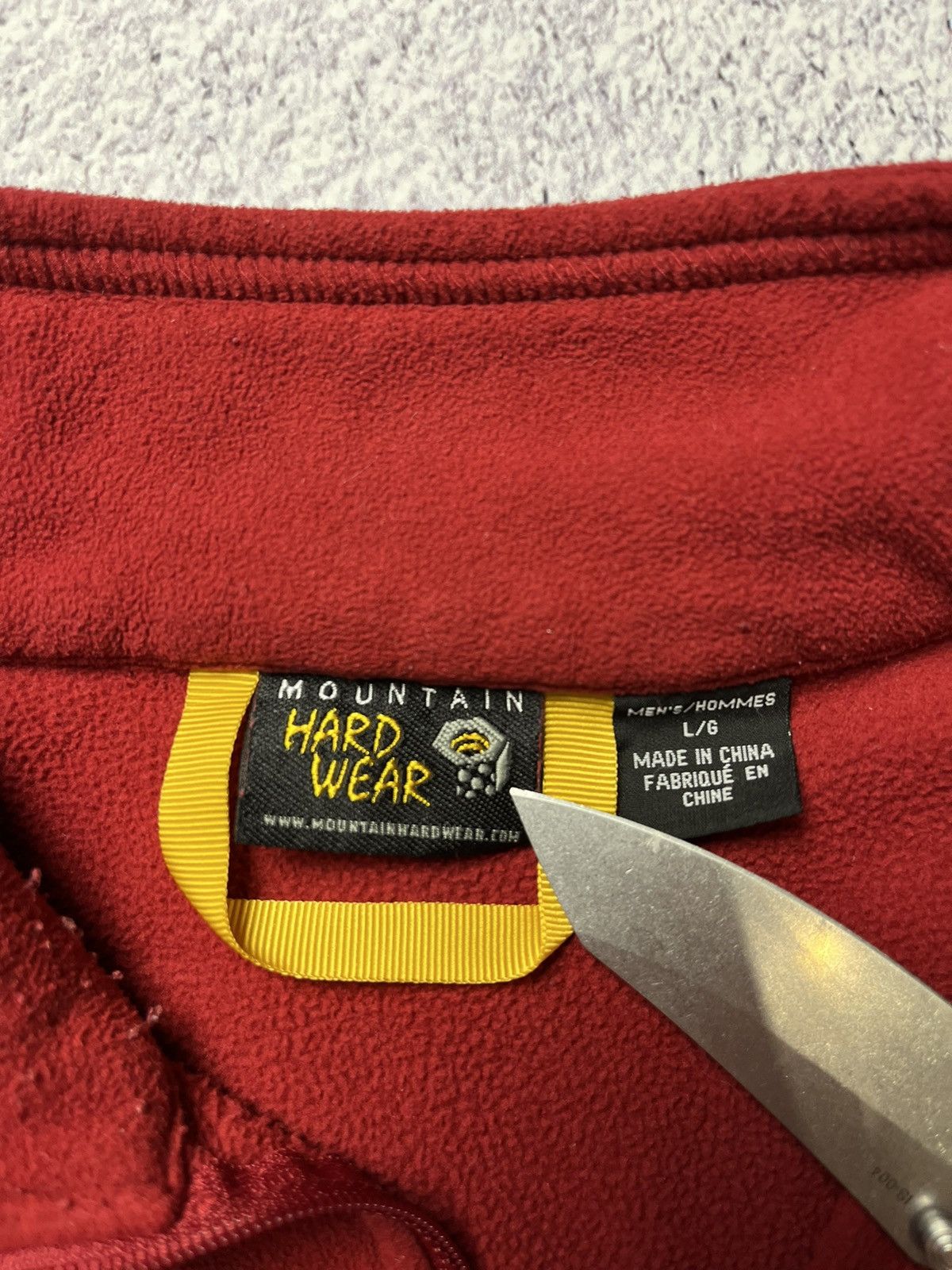Mountain Hardwear Mountain Hardwear Fleece Jacket Medium Mens 1/4 Zip Red Size US L / EU 52-54 / 3 - 7 Thumbnail