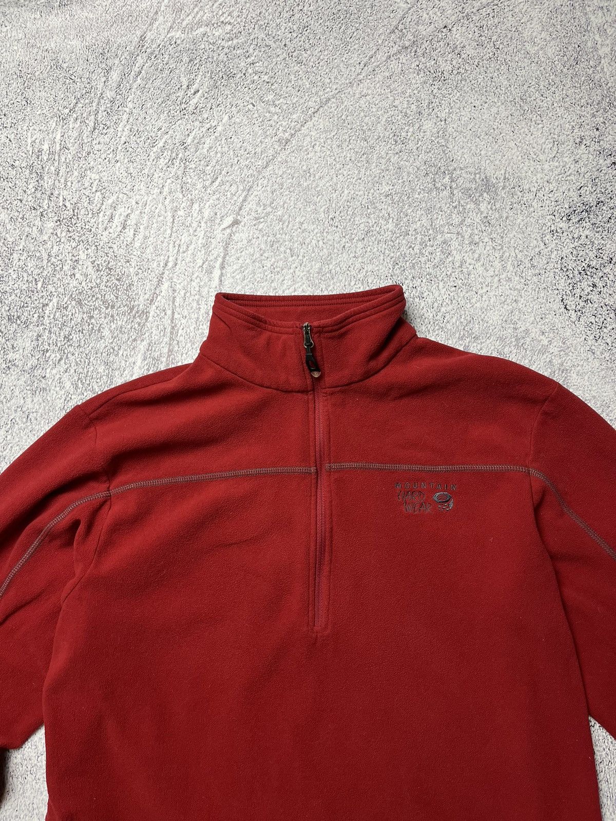 Mountain Hardwear Mountain Hardwear Fleece Jacket Medium Mens 1/4 Zip Red Size US L / EU 52-54 / 3 - 8 Thumbnail