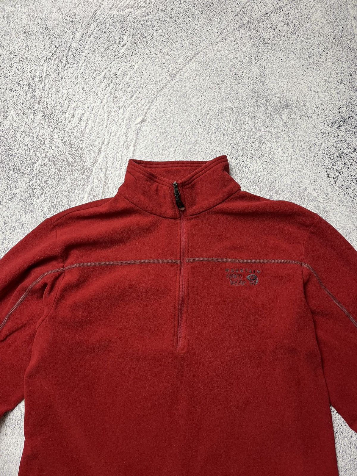 Mountain Hardwear Mountain Hardwear Fleece Jacket Medium Mens 1/4 Zip Red Size US L / EU 52-54 / 3 - 4 Thumbnail