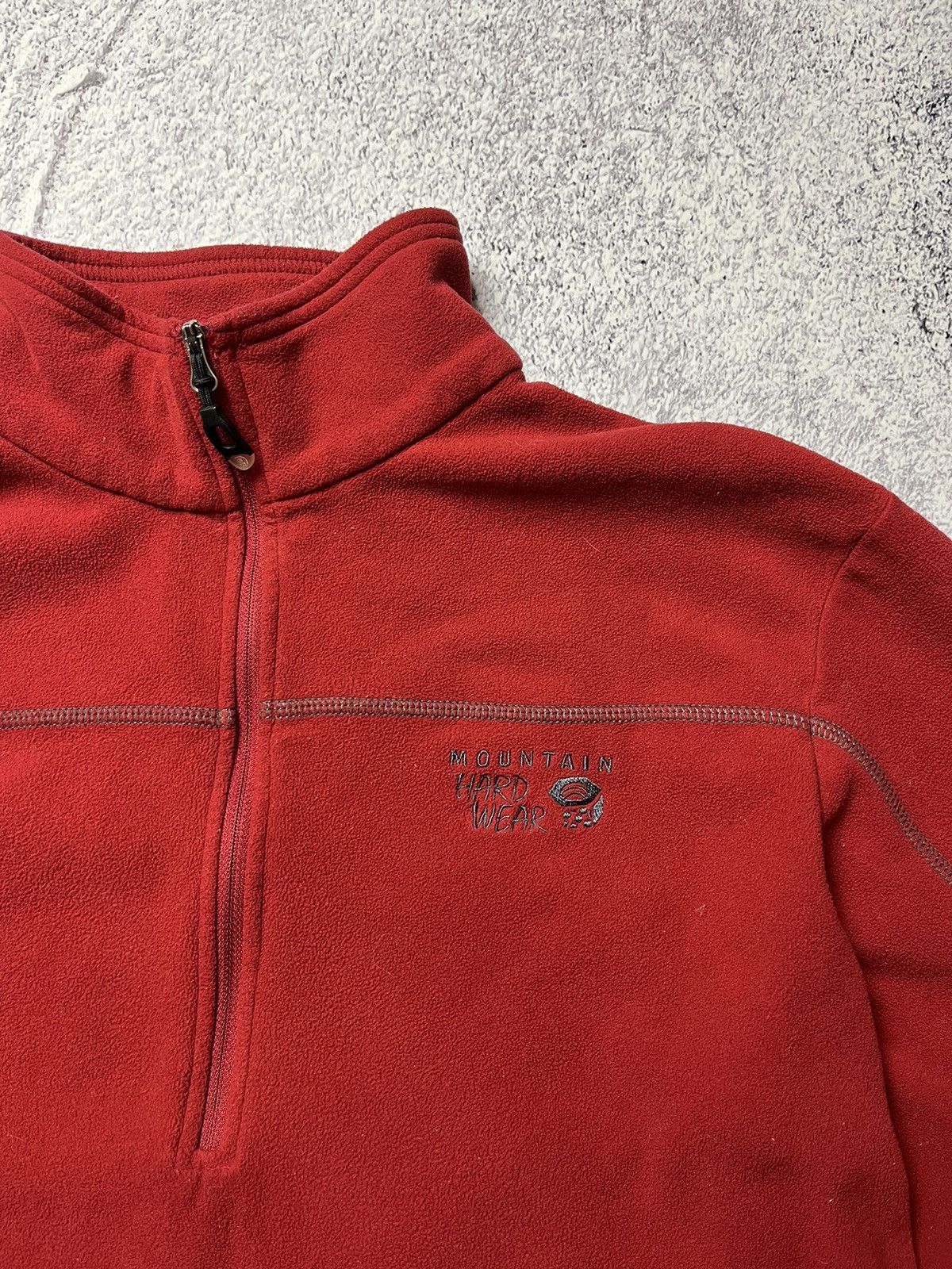 Mountain Hardwear Mountain Hardwear Fleece Jacket Medium Mens 1/4 Zip Red Size US L / EU 52-54 / 3 - 5 Thumbnail