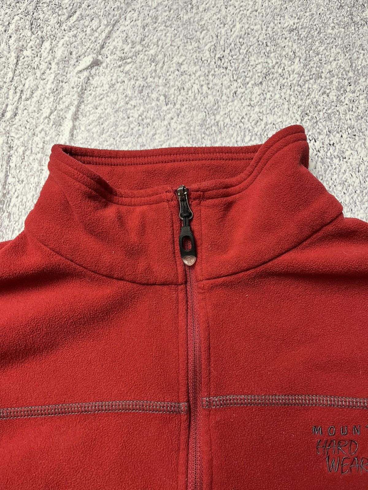 Mountain Hardwear Mountain Hardwear Fleece Jacket Medium Mens 1/4 Zip Red Size US L / EU 52-54 / 3 - 6 Thumbnail