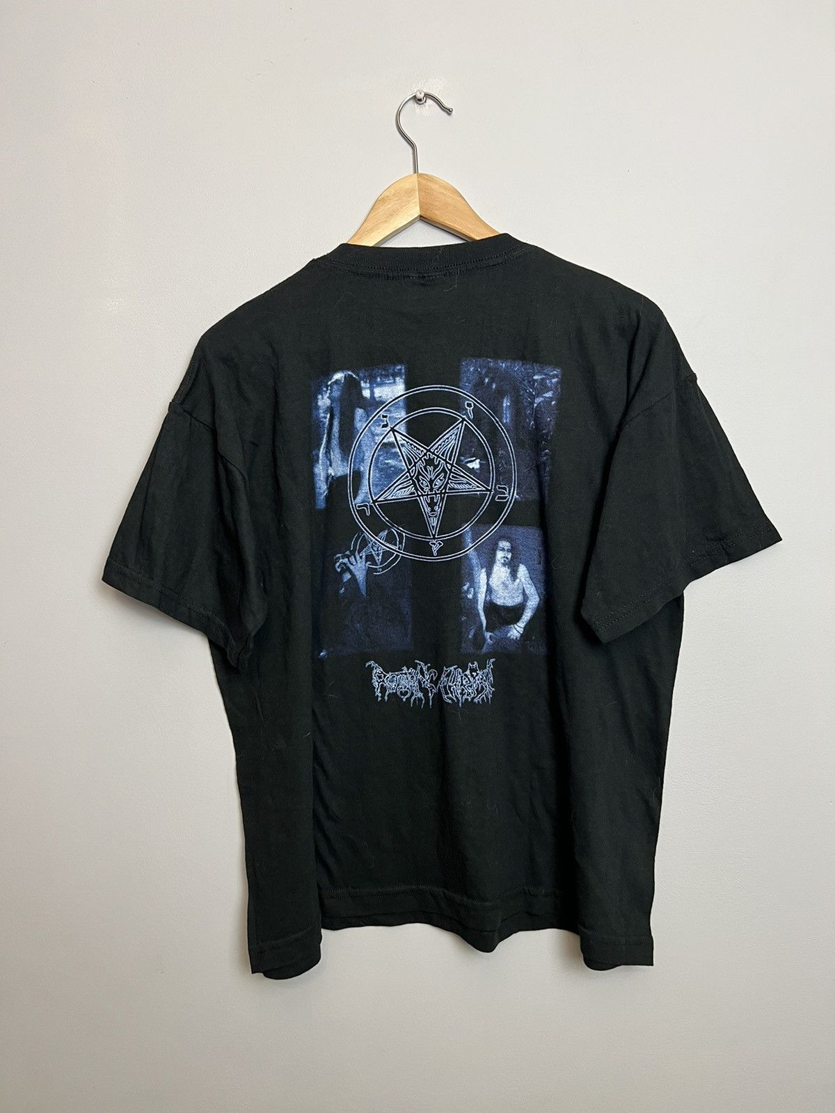 Band Tees Vintage 90s Rotting Christ t shirt Thy Mighty black metal Size US L / EU 52-54 / 3 - 2 Thumbnail