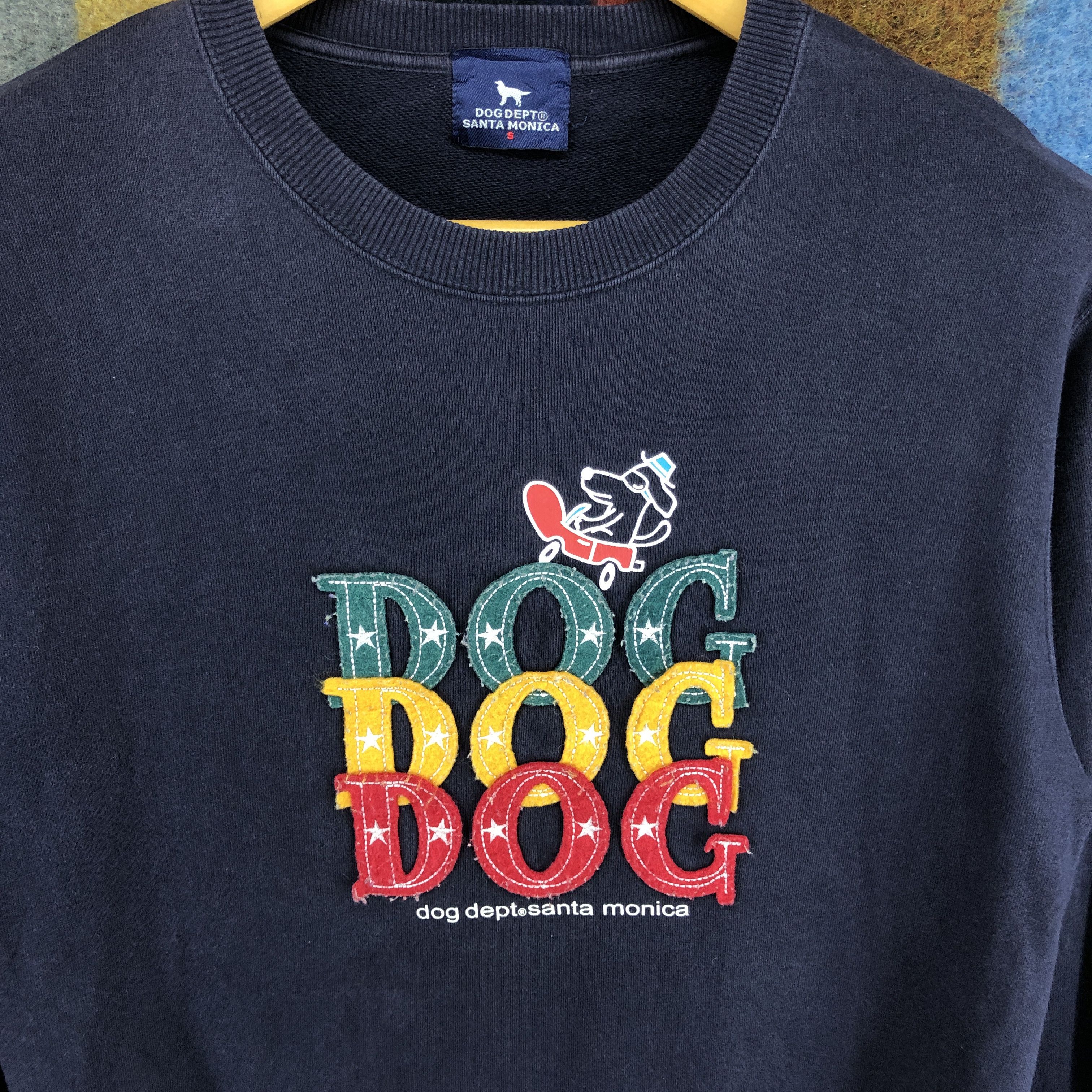 Japanese Brand DOG DEPT Santa Monica Crew Neck Sweatshirt #0312/N Size US S / EU 44-46 / 1 - 2 Thumbnail