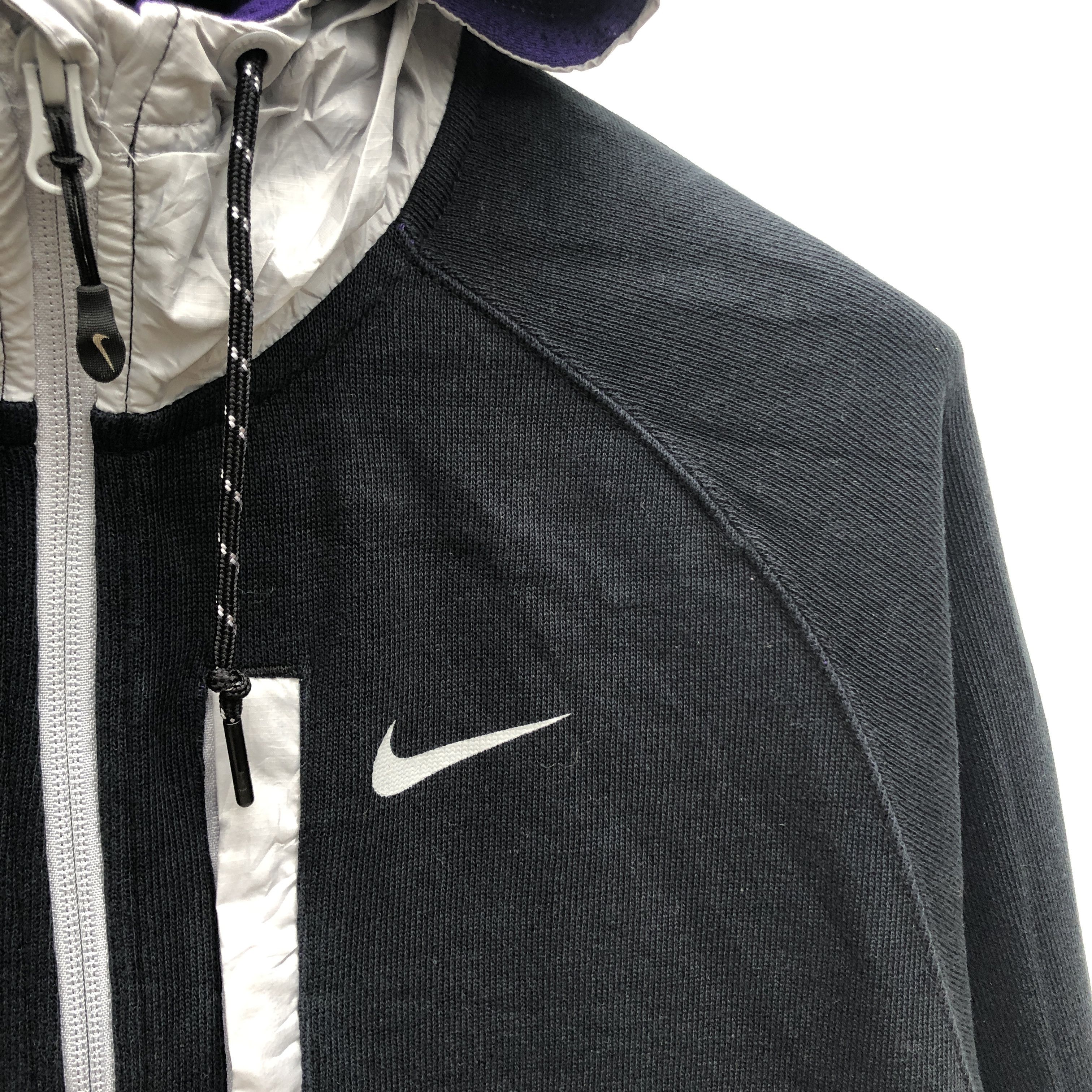 Nike NIKE Zipper Hoodie Mini Swoosh #0492-13 Size US L / EU 52-54 / 3 - 3 Thumbnail