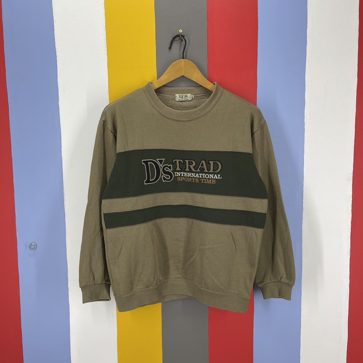 Japanese Brand DS TRAD INTERNATIONAL Crew Neck Sweatshirt #069-104 Size US M / EU 48-50 / 2 - 1 Thumbnail