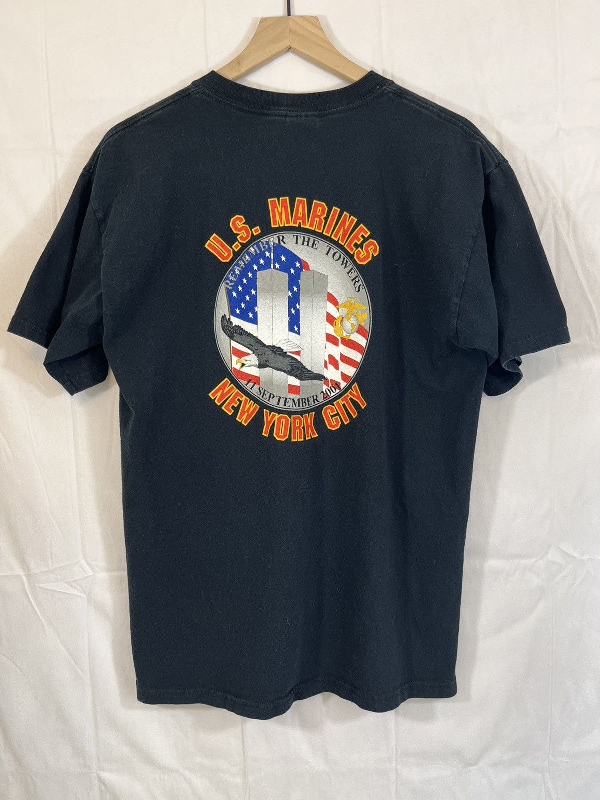 Vintage NYC Marines New York City US Military Tee Size US L / EU 52-54 / 3 - 1 Thumbnail