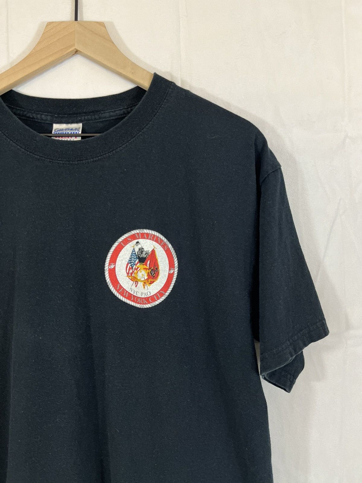 Vintage NYC Marines New York City US Military Tee Size US L / EU 52-54 / 3 - 2 Thumbnail