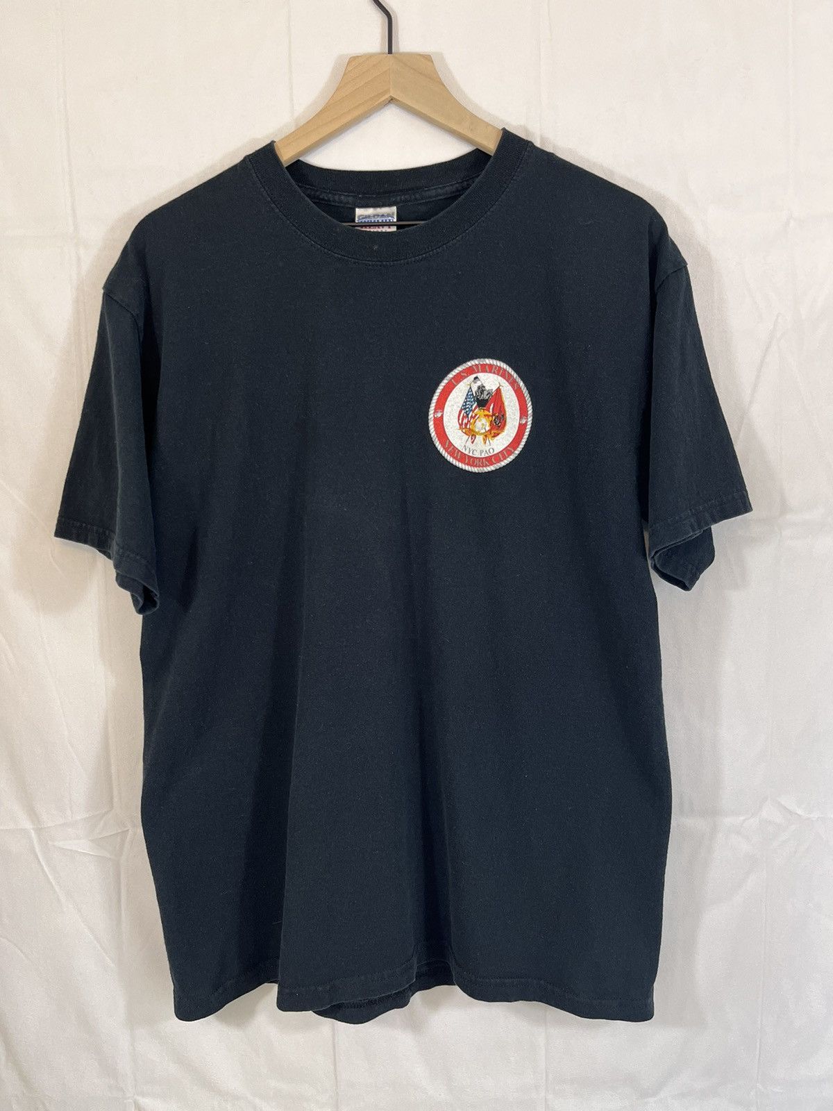 Vintage NYC Marines New York City US Military Tee Size US L / EU 52-54 / 3 - 3 Thumbnail