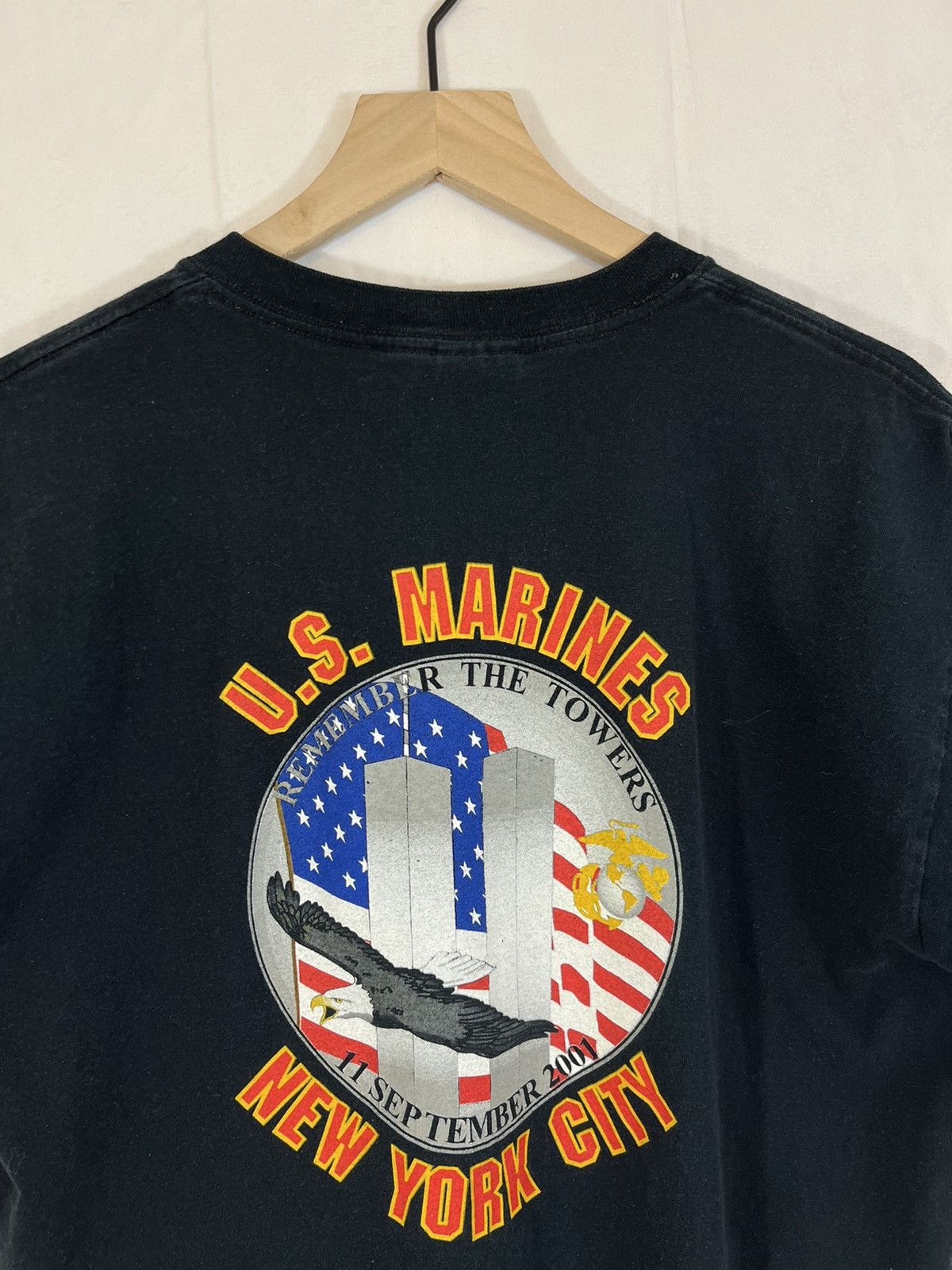 Vintage NYC Marines New York City US Military Tee Size US L / EU 52-54 / 3 - 8 Thumbnail